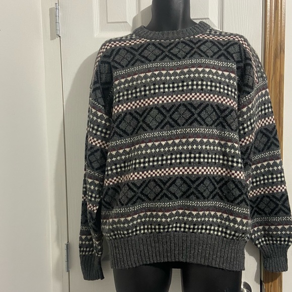 Cricketer Men Acrylic wool blend long sleeve knit crew neck sweater. Size L. Use - Picture 7 of 7